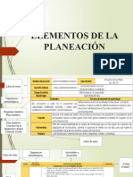 Elementos de La Planeación