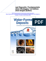 Water Formed Deposits Fundamentals and Mitigation Strategies 1St Edition Zahid Amjad Editor All Chapter