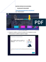 Registro Exitoso en Plataforma Gto Educador