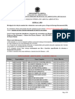 A Entrega de Documentos (ED) : Especialidade: Arrumador - Garçom (TRR 01)