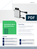 Hoymiles - HMS 300 350 400 450 5000 - Datenblatt