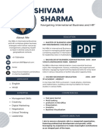 Shivam Sharma: Navigating International Business and HR"