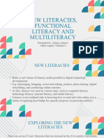 New Literacies Functional Literacy and Multiliteracy