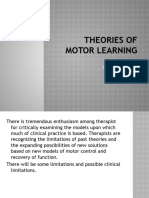 Theories of motor learning