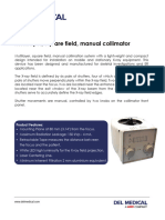Multilayer, Square Field, Manual Collimator: Product Features: Product Features
