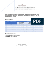 8 - Serviços Públicos e Condições de Financiamento - 2022B