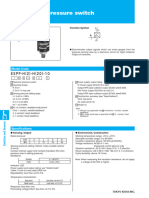 Electronic Pressure Switch ESP: Model Code