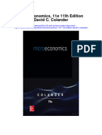 Download Microeconomics 11E 11Th Edition David C Colander full chapter