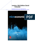 Download Microeconomics 10Th Edition David Colander full chapter