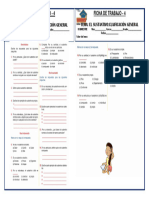 Tema 4 El Sustantivo Claificación General