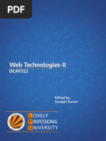 Dcap312 Web Technologies II