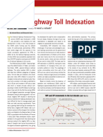 Highway - Toll - Indexation in Indua - Indranil - Indian Infrastructure Journal