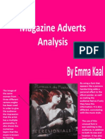 Magazine Adverts Analysis