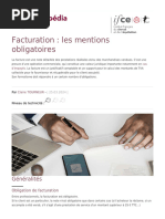 Mentions Obligatoires sur Factures | PDF | Facture