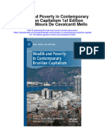 Wealth and Poverty in Contemporary Brazilian Capitalism 1St Edition Gustavo Moura de Cavalcanti Mello All Chapter