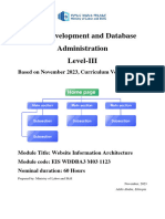 TM03 Website Information Architecture