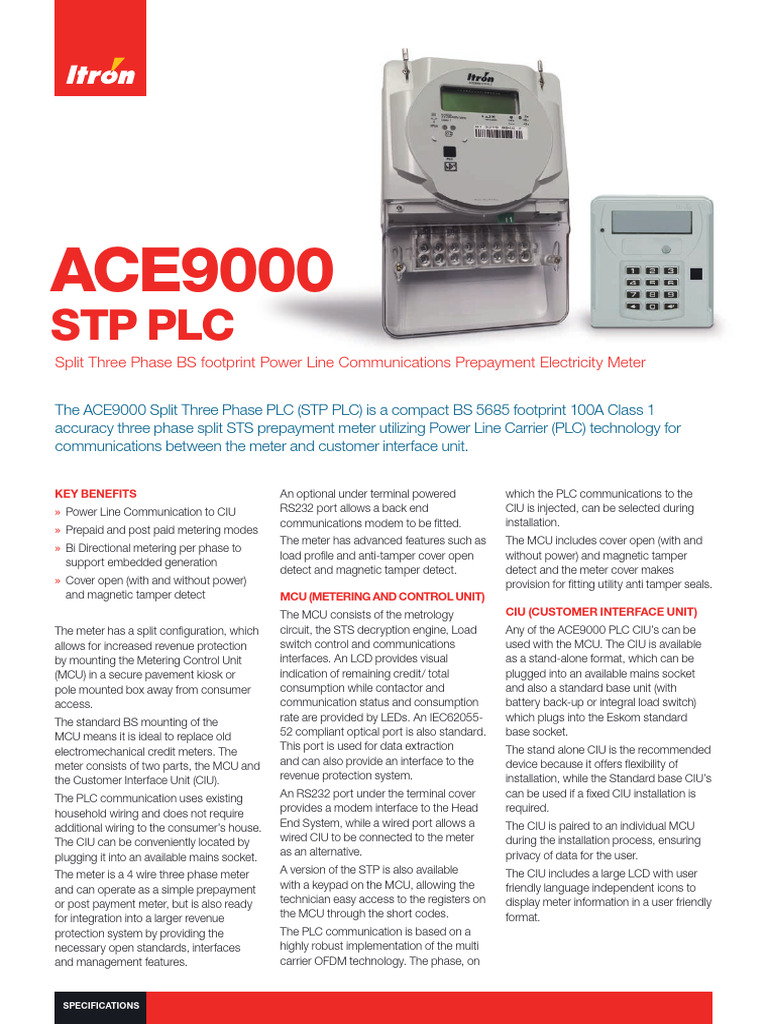 Ace9000 Stp Plc En | PDF | Mains Electricity | Ac Power Plugs And Sockets
