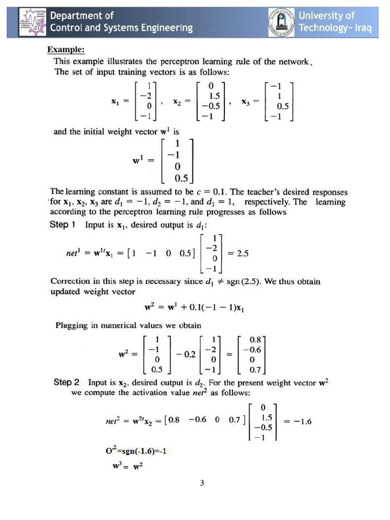 Delta Learning Rule in Neural Networks | PDF | Artificial Neural ...