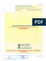 Tathastu I RERA Certificate