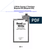 Read and Write Course 2 Teachers Edition Mcgraw Hill Mcgraw Hill All Chapter