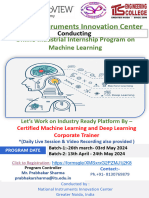 Machine Learning Training Program -March 24