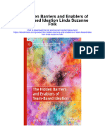 Download The Hidden Barriers And Enablers Of Team Based Ideation Linda Suzanne Folk full chapter