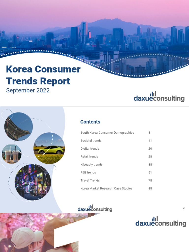 South Korea Consumer Trends Report By Daxue Consulting Download Free