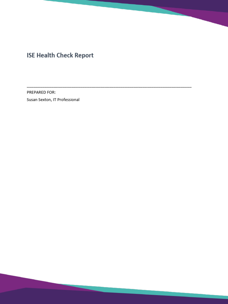 ise-health-check-report-pdf-computer-network-active-directory