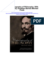 The Historiography of Philosophy With A Postface by Jonathan Barnes Michael Frede Full Chapter
