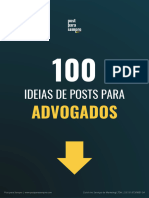100 ideias de posts para advogados - Post para Sempre