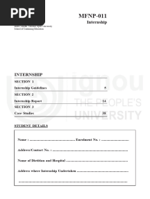 MFNP 011 Internship