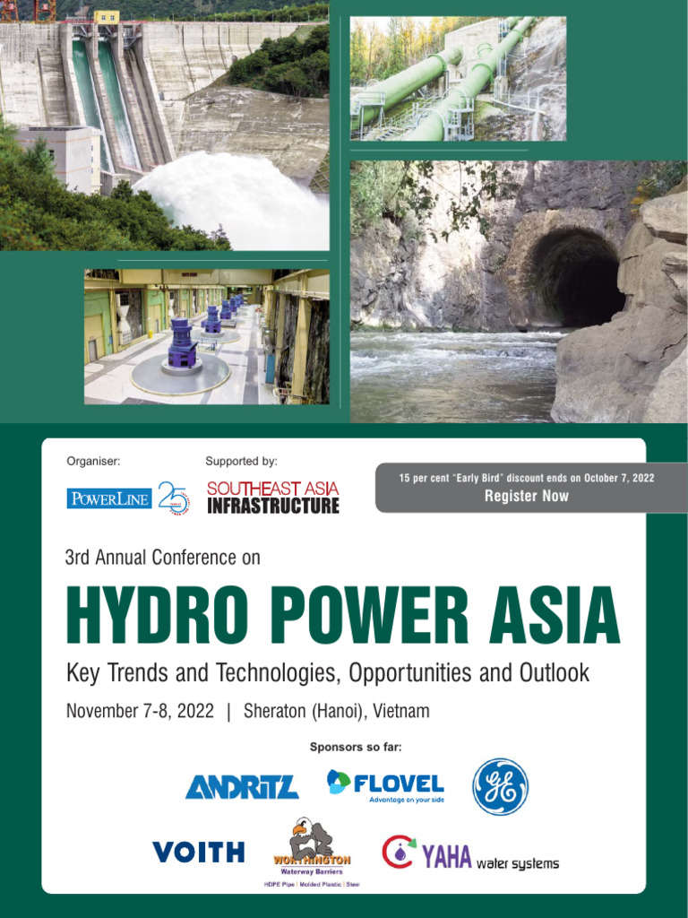 Hydro Power Asia Conference 2022 | PDF | Hydroelectricity | Solar Power