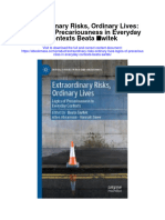 Download Extraordinary Risks Ordinary Lives Logics Of Precariousness In Everyday Contexts Beata Switek full chapter