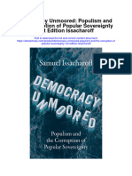 Download Democracy Unmoored Populism And The Corruption Of Popular Sovereignty 1St Edition Issacharoff full chapter