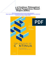 Download The History Of Continua Philosophical And Mathematical Perspectives Stewart Shapiro Editor full chapter