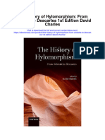 The History of Hylomorphism From Aristotle To Descartes 1St Edition David Charles Full Chapter