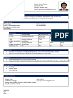 Resume Format 2024-2