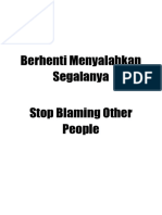 Berhenti Menyalahkan Segalanya Stop Blaming Other People