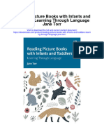 Reading Picture Books With Infants and Toddlers Learning Through Language Jane Torr All Chapter