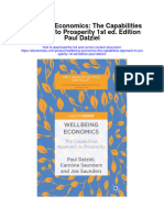 Download Wellbeing Economics The Capabilities Approach To Prosperity 1St Ed Edition Paul Dalziel all chapter