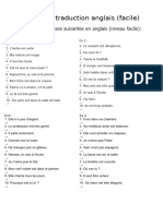 Exercice Traduction PDF