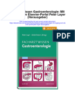 Facharztwissen Gastroenterologie Mit Zugang Zum Elsevier Portal Peter Layer Herausgeber Full Chapter