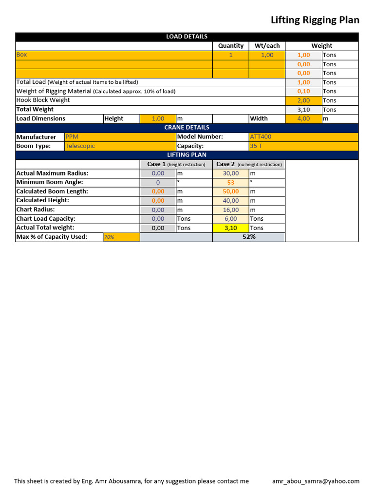 Lifting Rigging Plan for Aramco | PDF | Crane (Machine)