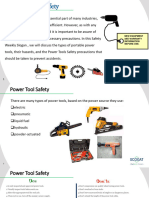Weekly Safety Slogan - Week 43 - Power Tool Safety