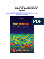 Download Heat And Mass Transfer Fundamentals And Applications 6Th Edition Yunus A Cengel full chapter