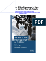 Download The Horn Of Africa Diasporas In Italy An Oral 1St Edition Gabriele Proglio full chapter