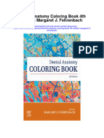 Dental Anatomy Coloring Book 4Th Edition Margaret J Fehrenbach Full Chapter