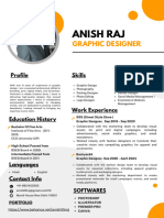 Anish Raj Graphic Designer Resume 3