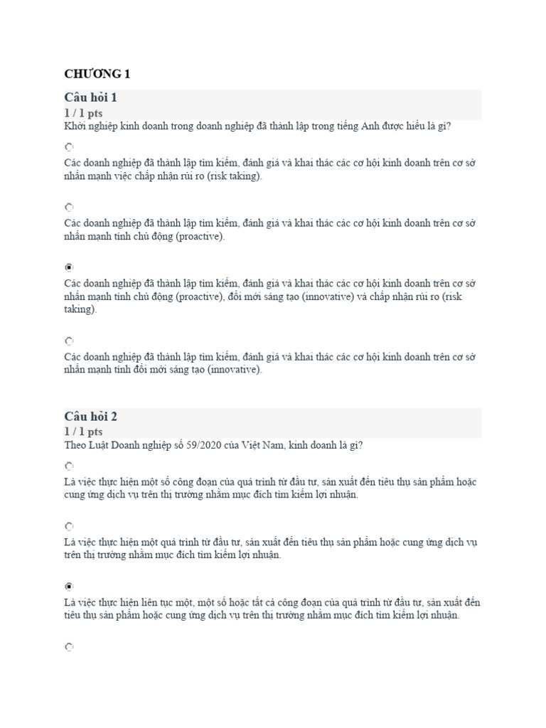 Chương 1 | PDF