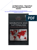 Migration and Nationalism Theoretical and Empirical Perspectives Michael Samers Full Chapter